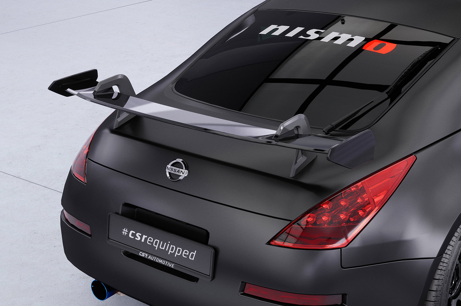 Swan Neck Wing for Nissan 350Z (Z33) Coupe | CSR-Automotive