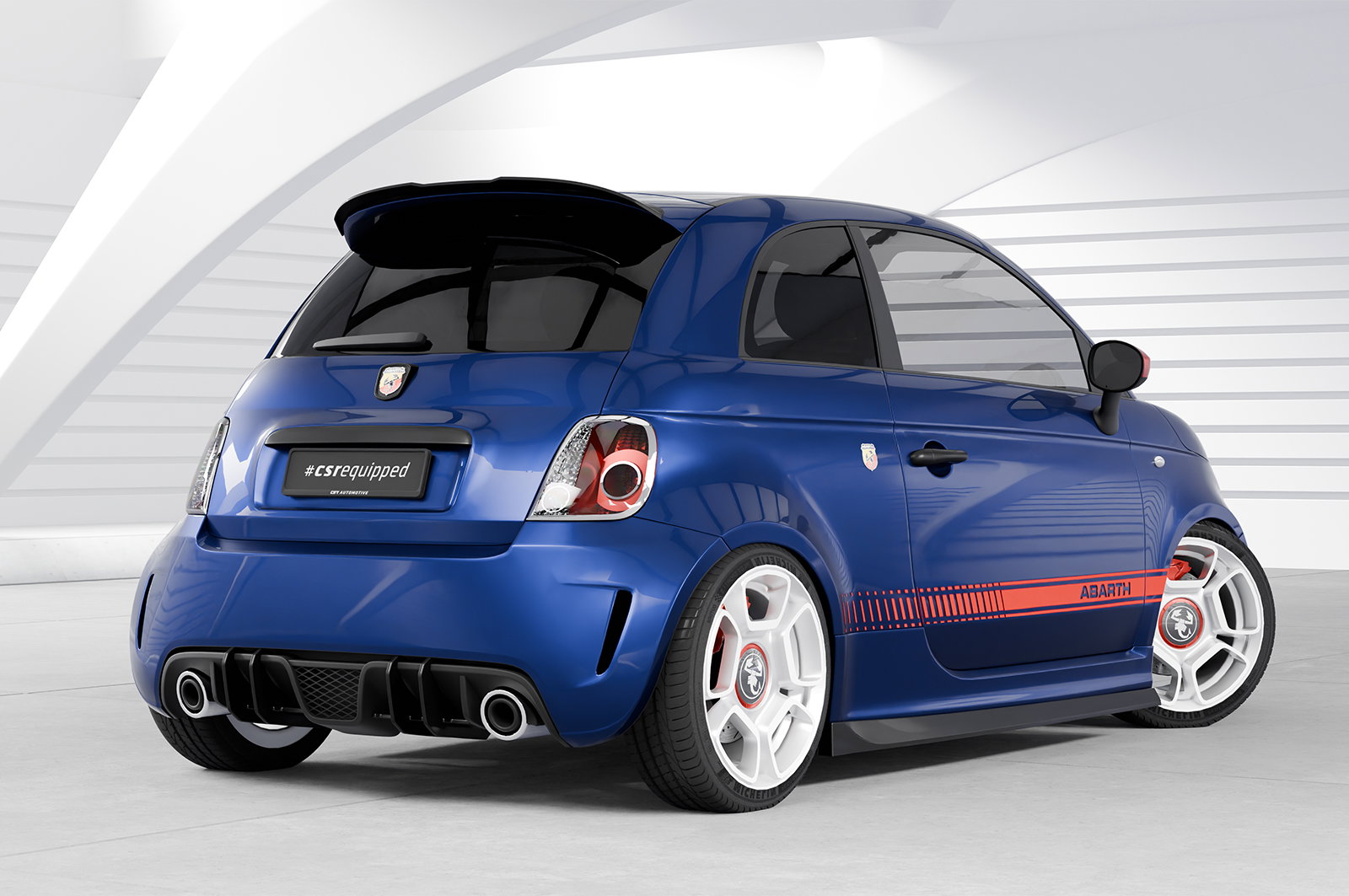 Rear Spoiler for Fiat 500 Abarth 595 | CSR-Automotive