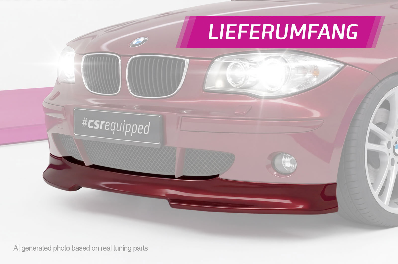Front Valance for BMW 1 Series E87 Hatchback | Front Lip