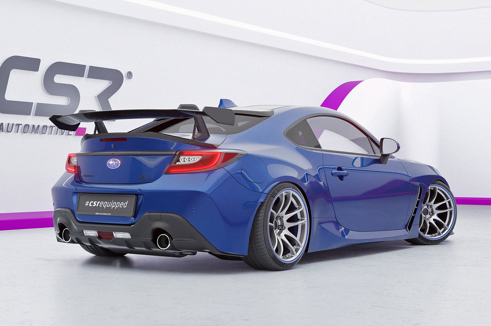 その他 full bloom CSR Swan Neck Wing for Toyota GR86 (ZN8) / Subaru BRZ