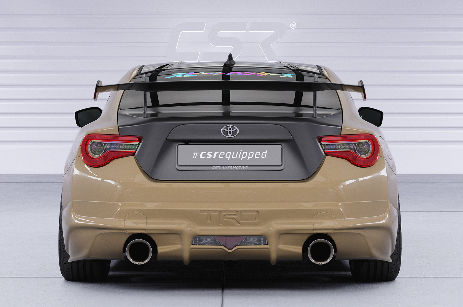 Swan Neck Wing for Toyota GT86 (ZN6) / Subaru BRZ