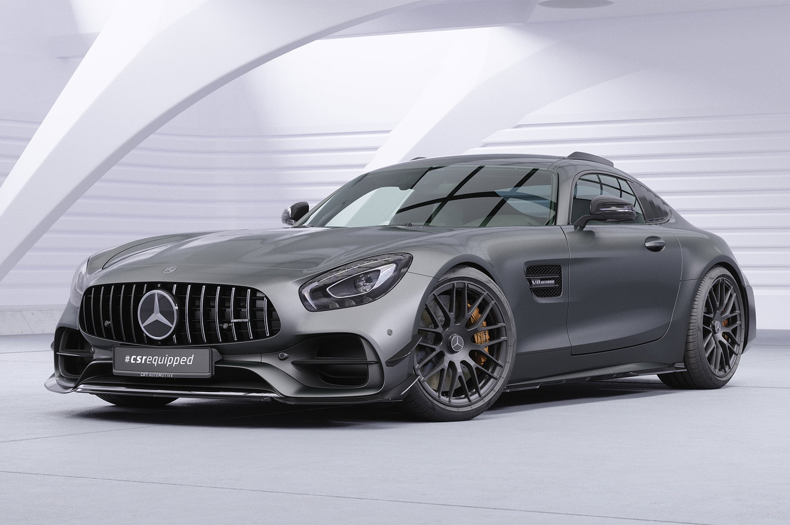Front Canards FP034 for Mercedes-Benz AMG GT (190) | CSR