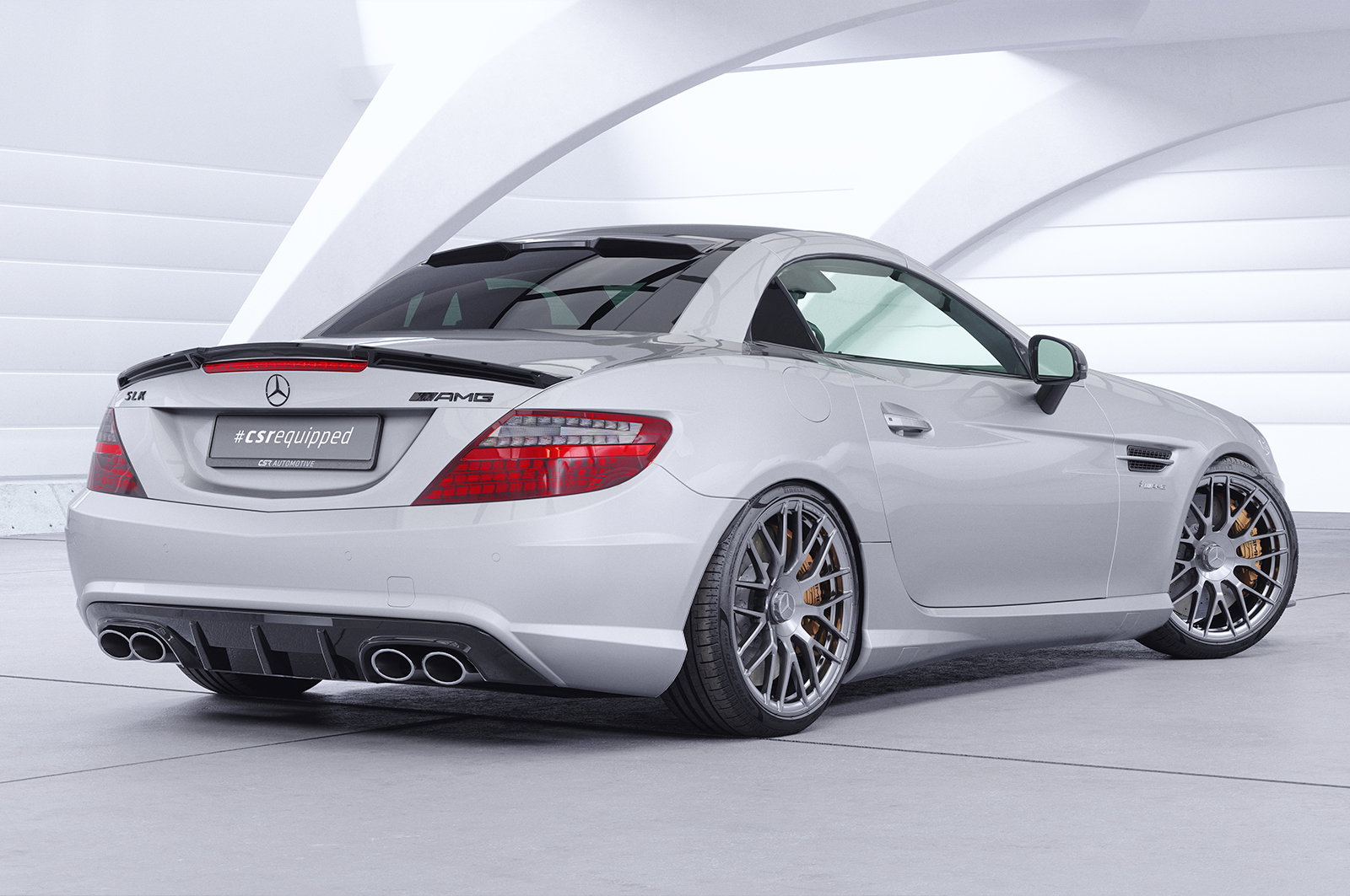 SLC リアスポイラー R107 Rear Spoiler for Mercedes SLC (R172) 43 AMG | Boot Lip
