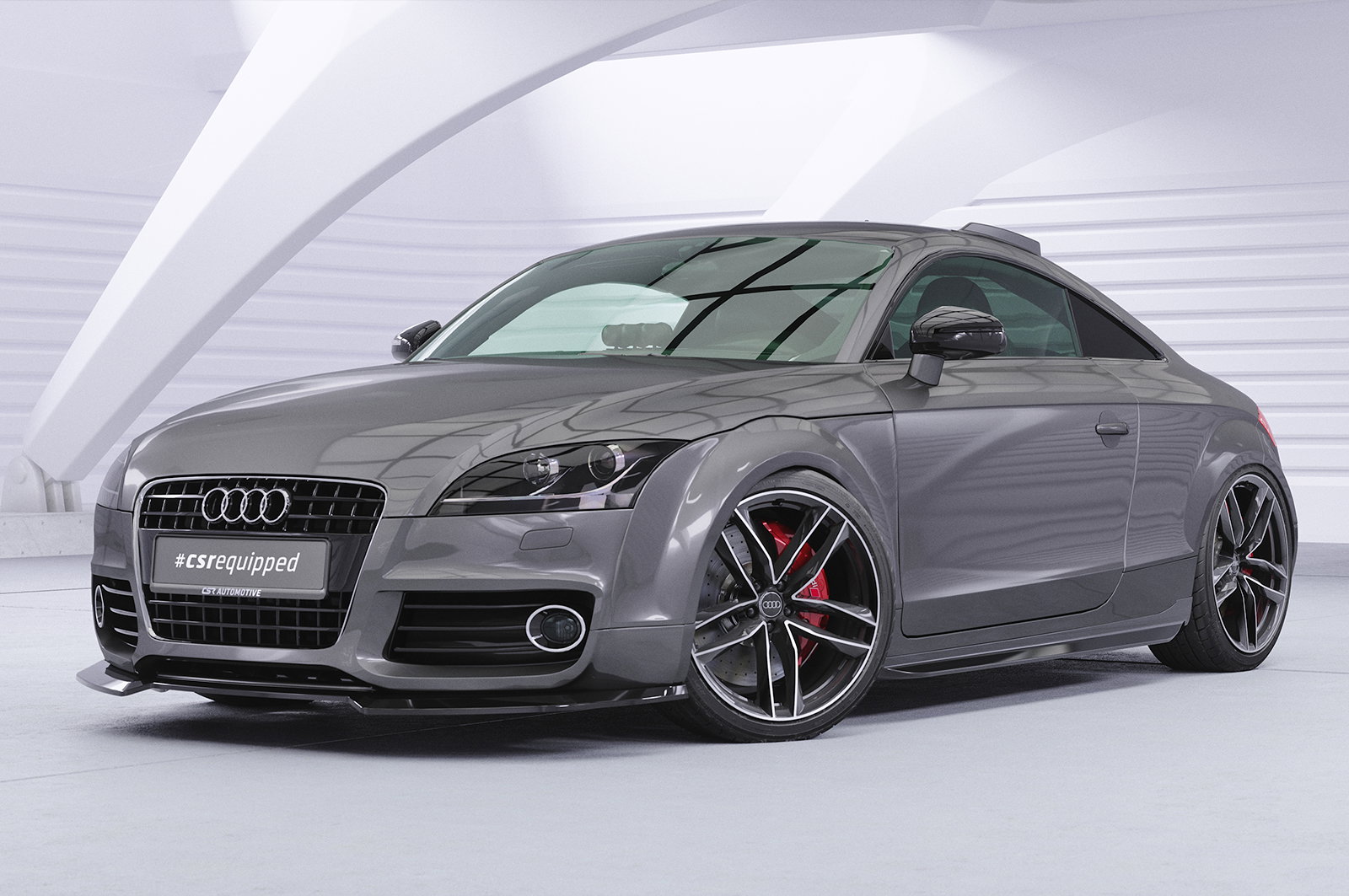 リ*ロ様 Audi TT 8J Front Splitter for Audi TT (8J) S-Line | CSR-Automotive