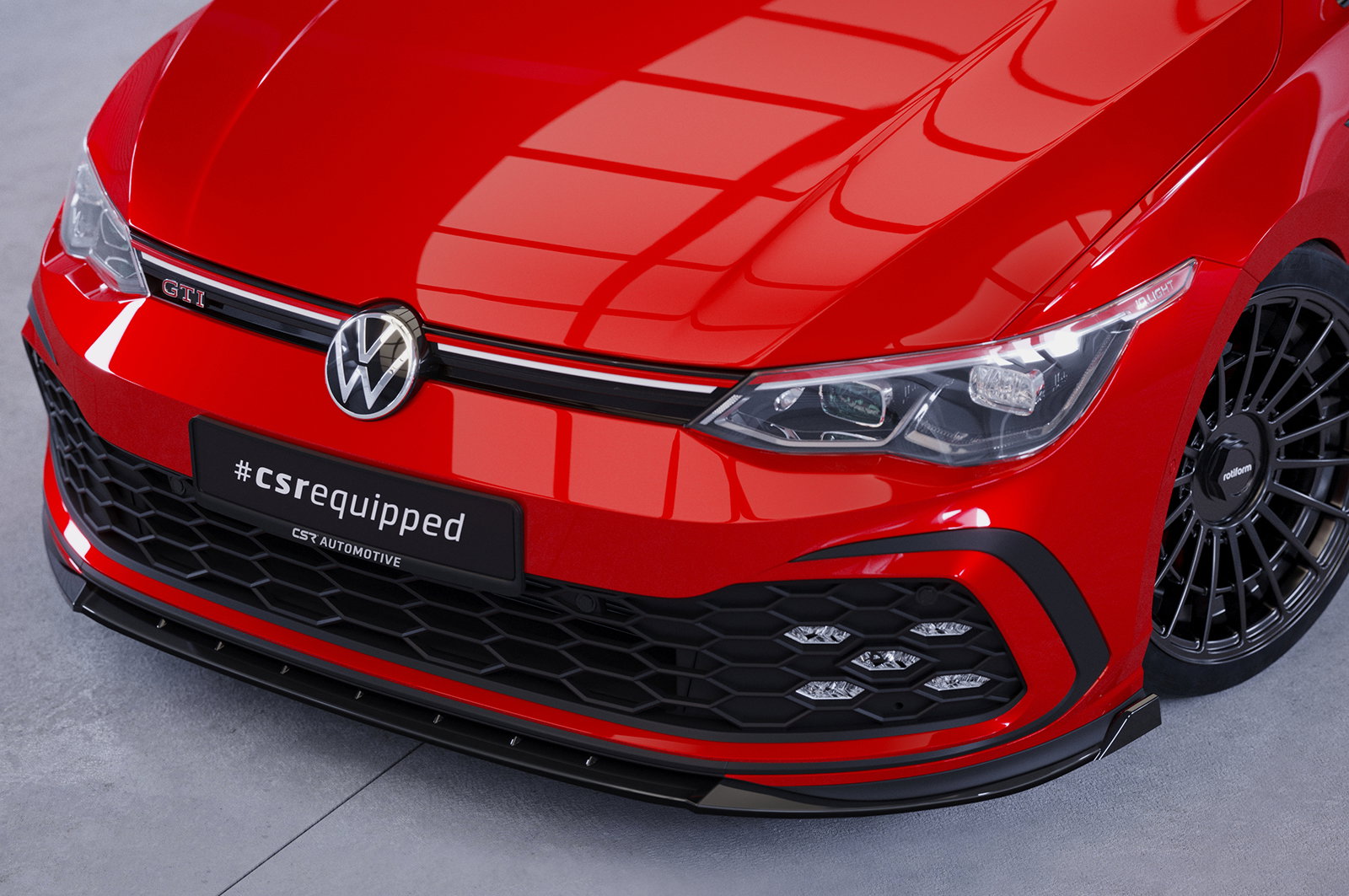 Front Splitter for VW Golf Mk8 GTI, GTD, GTE, R-Line