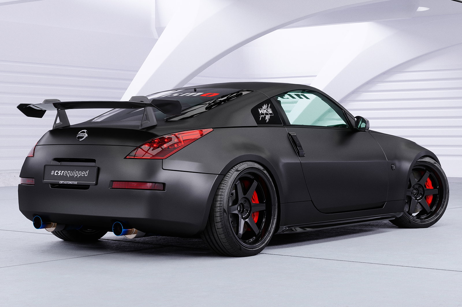 Swan Neck Wing for Nissan 350Z (Z33) Coupe | CSR-Automotive
