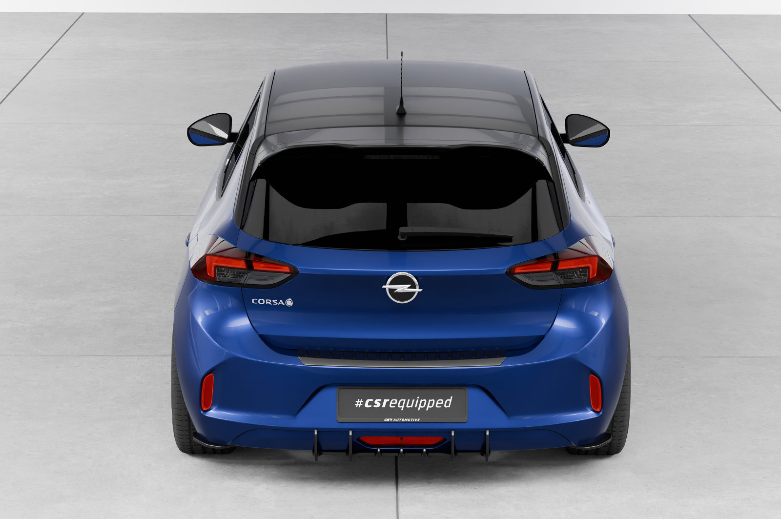 Rear Diffuser HA378-L for Vauxhall Corsa F | CSR-Automotive