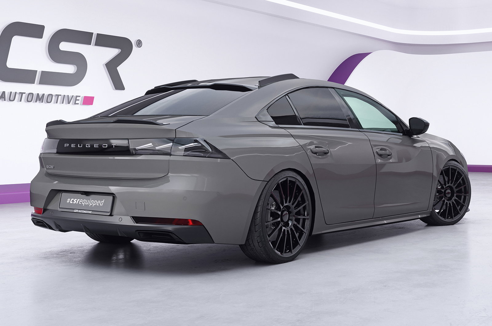 Rear Window Spoiler for Peugeot 508 II Saloon