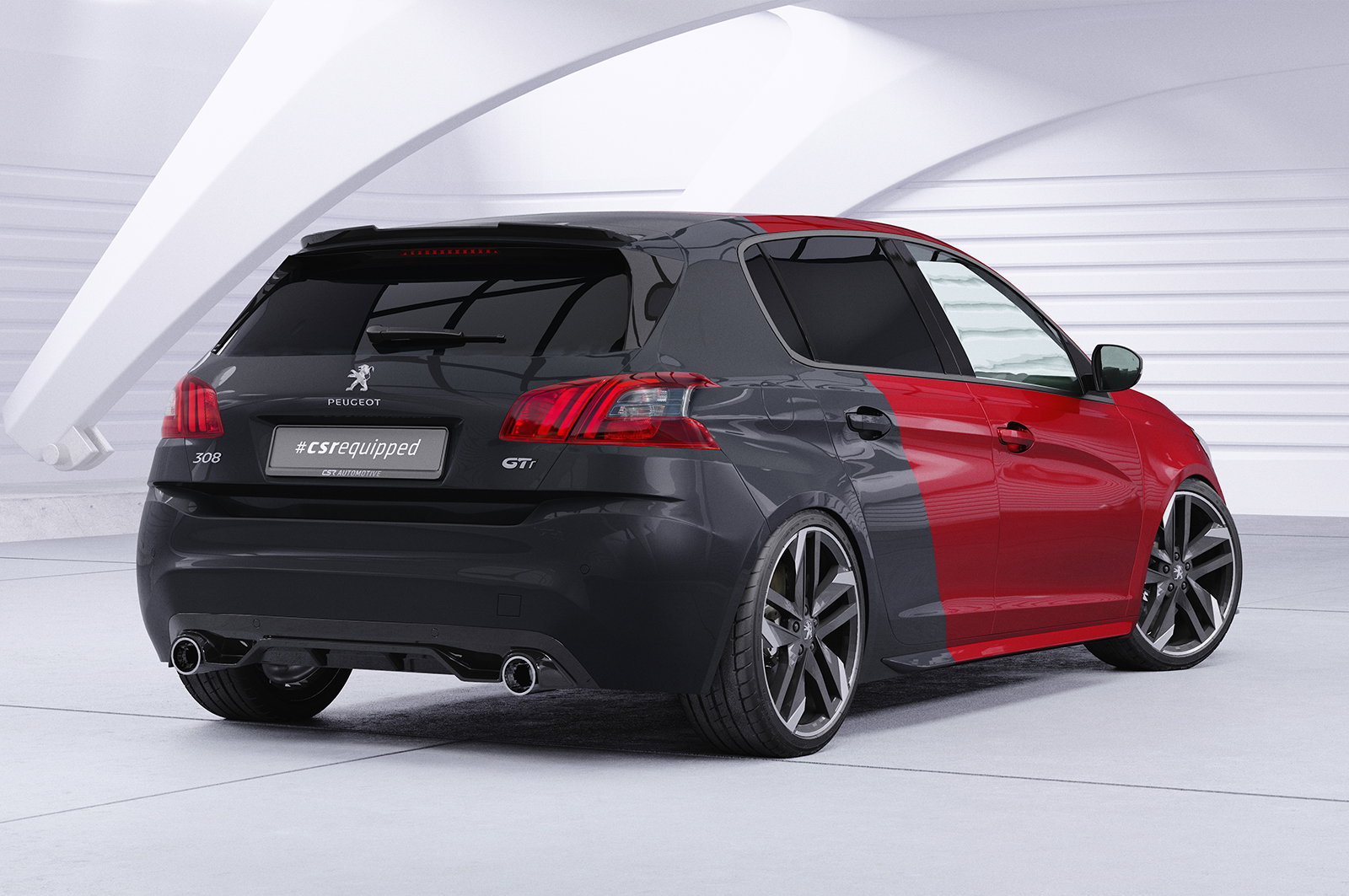 Rear Spoiler for Peugeot 308 II (T9) GTi | CSR-Automotive